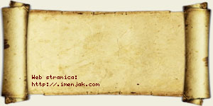 Tijana Kovačević vizit kartica